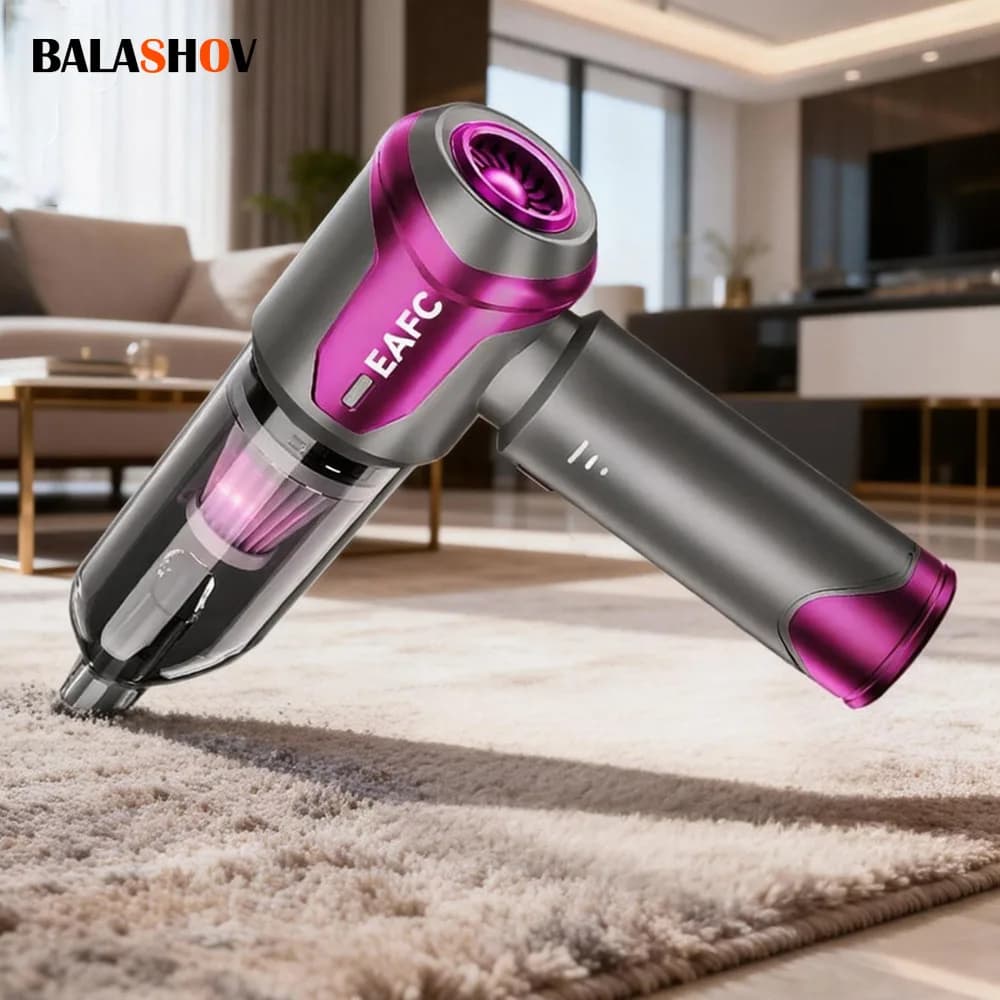 Staubsauger High Power Tragbare Handheld Drahtlose Bürstenlosen Motor Reinigung Maschine Leistungsstarke Luft Duster für Auto Haushaltsgeräte