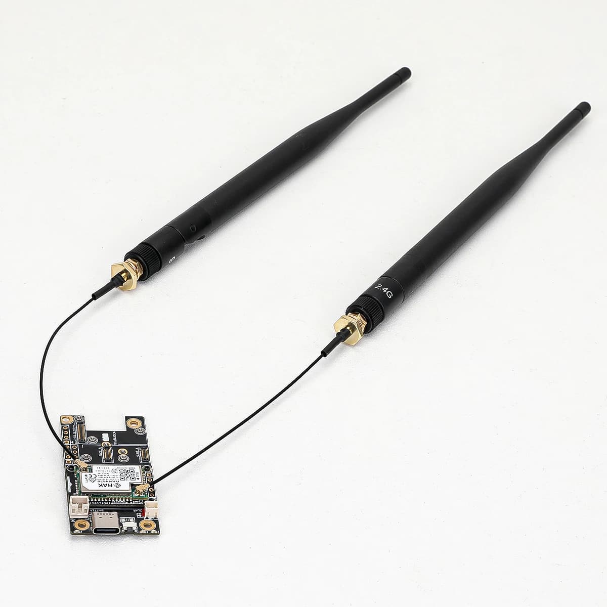 RAK4631 Meshtastic Meshcore Kit für LoRaWAN Drahtloses SX1262 868MHz 915MHz LoRa Modul RAK19007 Basisplatine mit LoRa Antenne