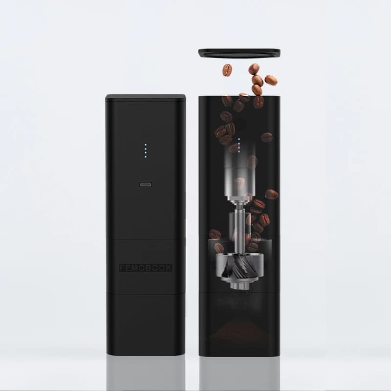 FEMOBOOK A2 USB-Elektroschleifer, tragbare wiederaufladbare Schleifmaschine mit 7-adrigem Grat, magnetisches Anziehungsdesign, 4000-mAh-Akku