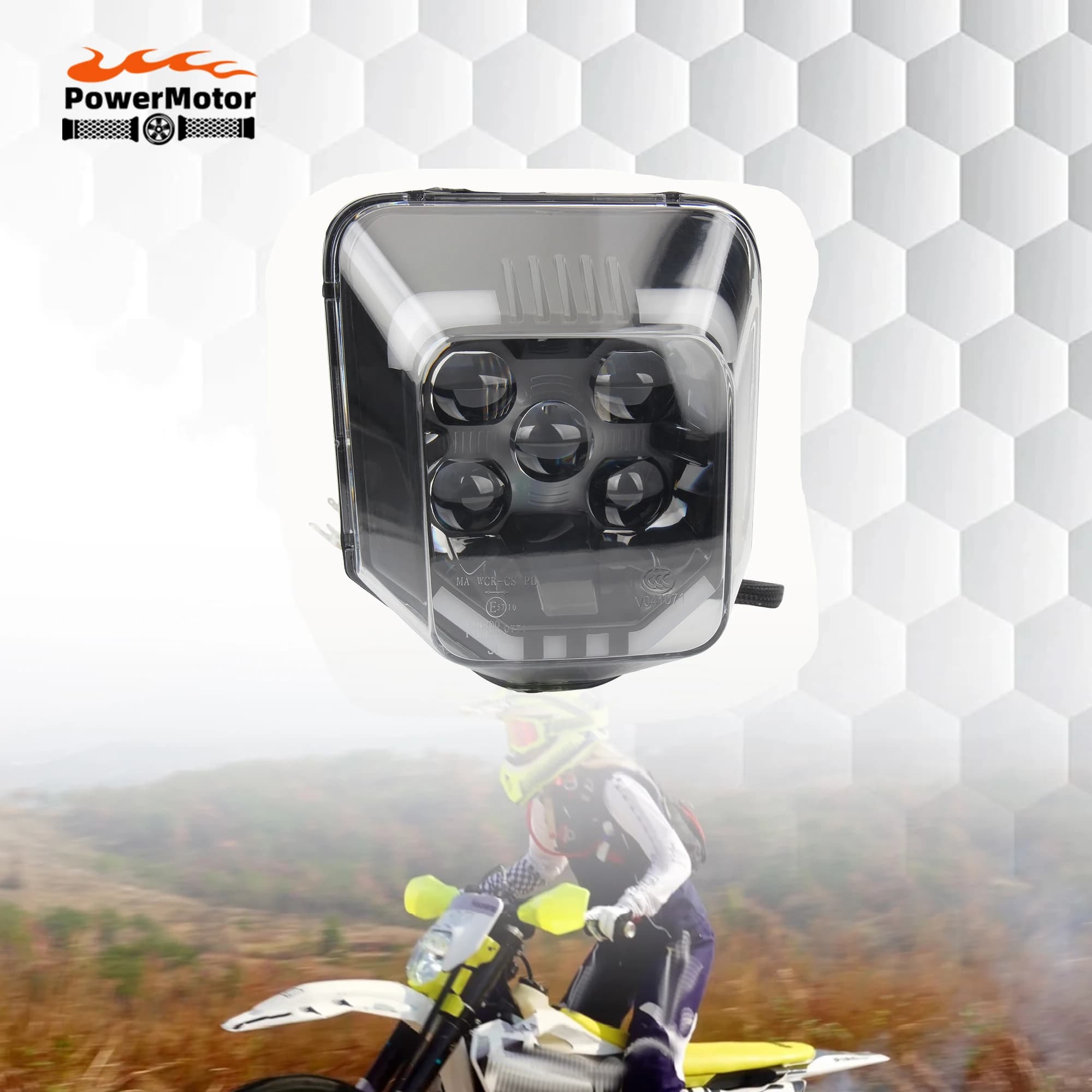 Motocross LED Scheinwerfer Für Husqvarna TE FC FE TC 125 300i 250 300 450 701 Motorrad Dirt Bike Scheinwerfer Zubehör Enduro