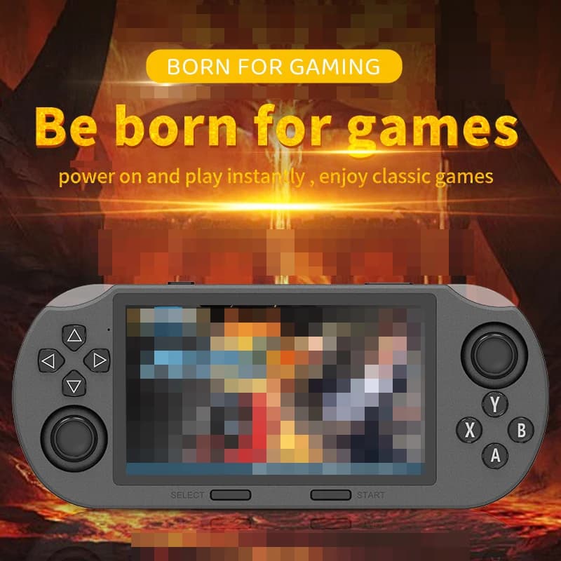Handheld-Wireless-Spielekonsole mit 4,5-Zoll-IPS-HD-Bildschirm, große Batteriekapazität, ausgestattet mit 1,2 G Dual-Core-Prozessor SF3000