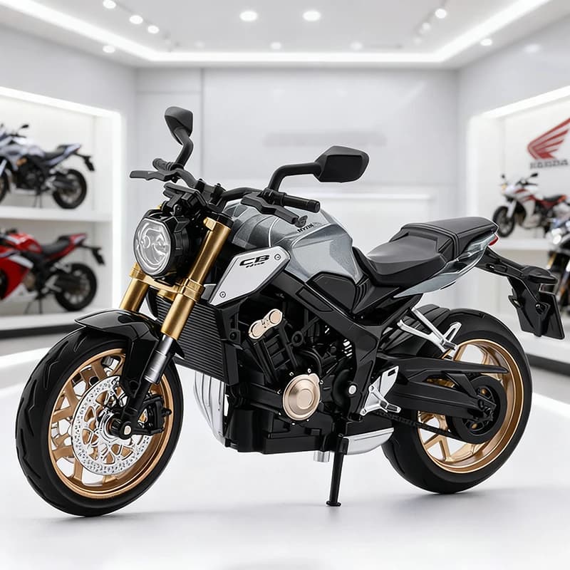 1:12 CB650R E-Clutch Legierung Druckguss Motorrad Modell Fahrzeug Sammlung Sound und Licht Off Road Autocycle Spielzeug Auto