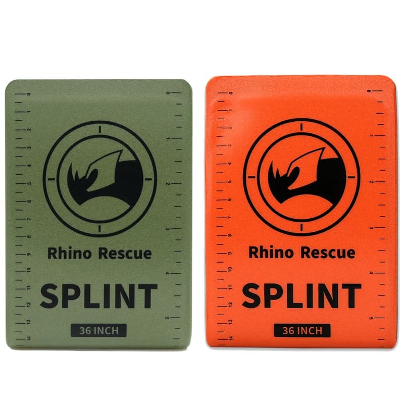 Rhino Rescue Emergency Splint formbare medizinische Erste-Hilfe-Überleben leichte wieder verwendbare Kampfs chiene für Camping