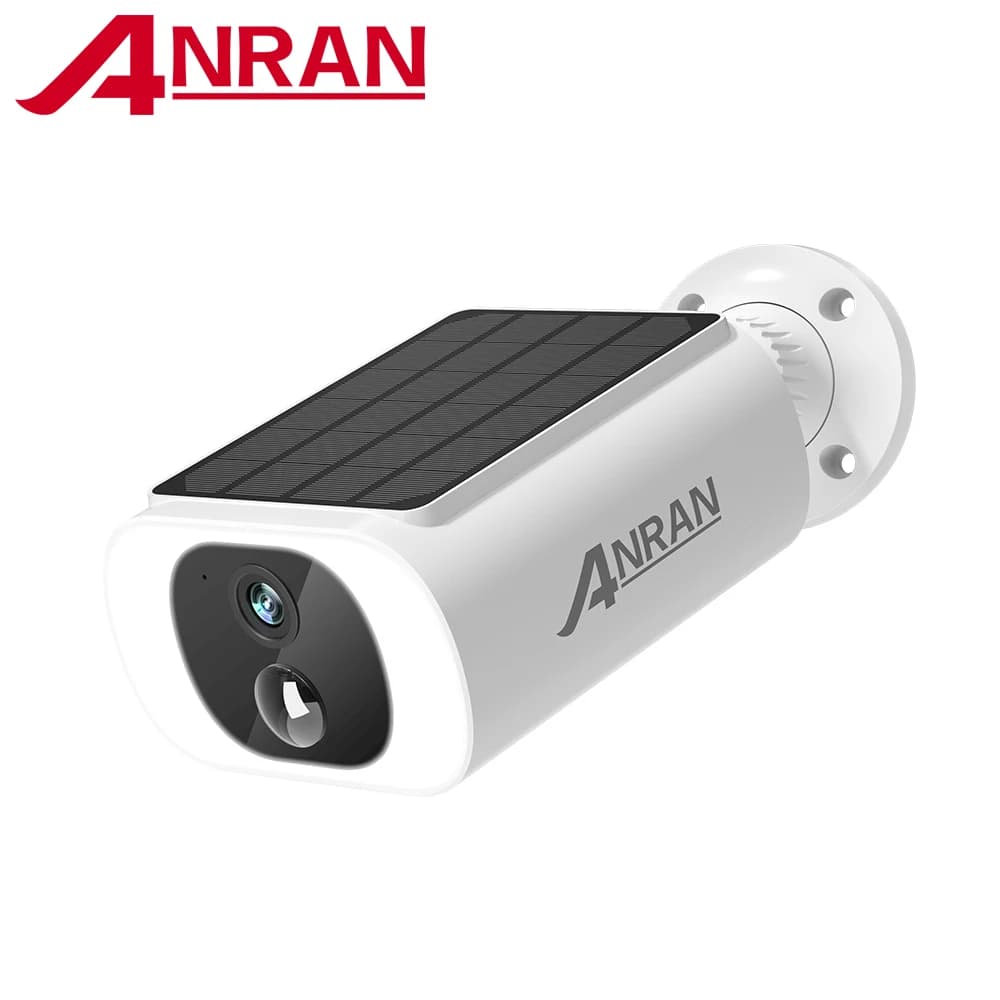 ANRAN 2K Solar-Überwachungskamera 3/5MP Outdoor Wireless 2,4G WIFI Kamera Batterie Cam Flutlicht Farbe Nachtsicht kann NVR hinzufügen