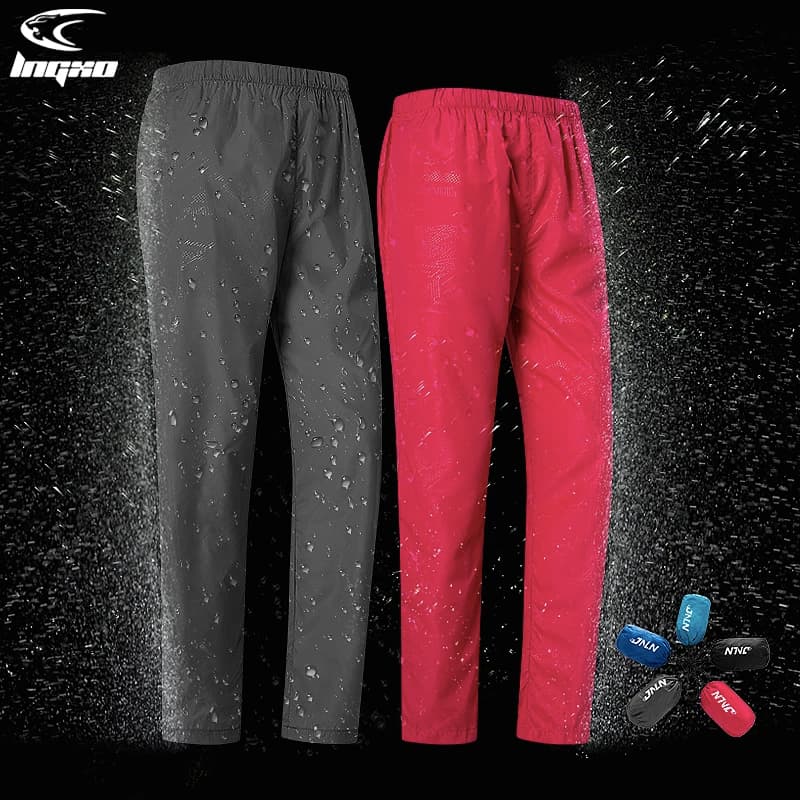 LNGXO Wasserdichte Wanderhose Unisex Camping Trekking Klettern Regenhose Outdoor Sport Quick Dry Mountain Damen Herren Hose