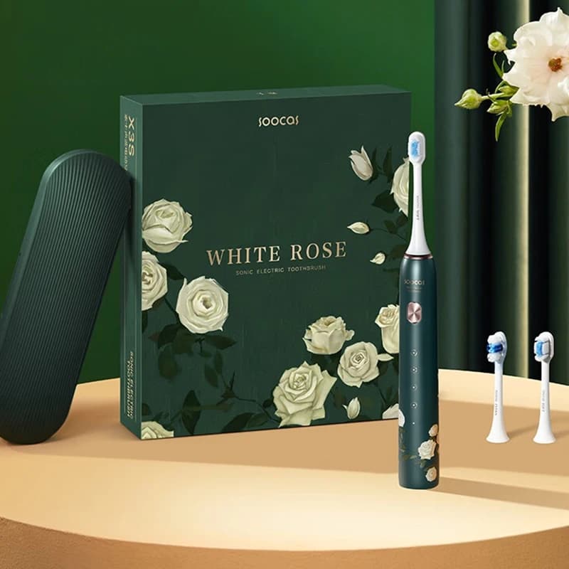SOOCAS Van Gogh X3S Intelligente elektrische Zahnbürste für Erwachsene, IPX7 wasserdicht, Schallzahnbürste, verbessert über USB, schnell aufladbar
