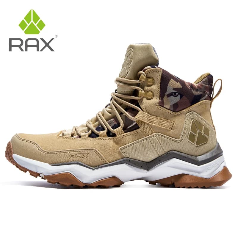 RAX2025 Herbst/Winter wasserdichte, warme, rutschfeste Wander- und Bergsteigerschuhe für Camping
