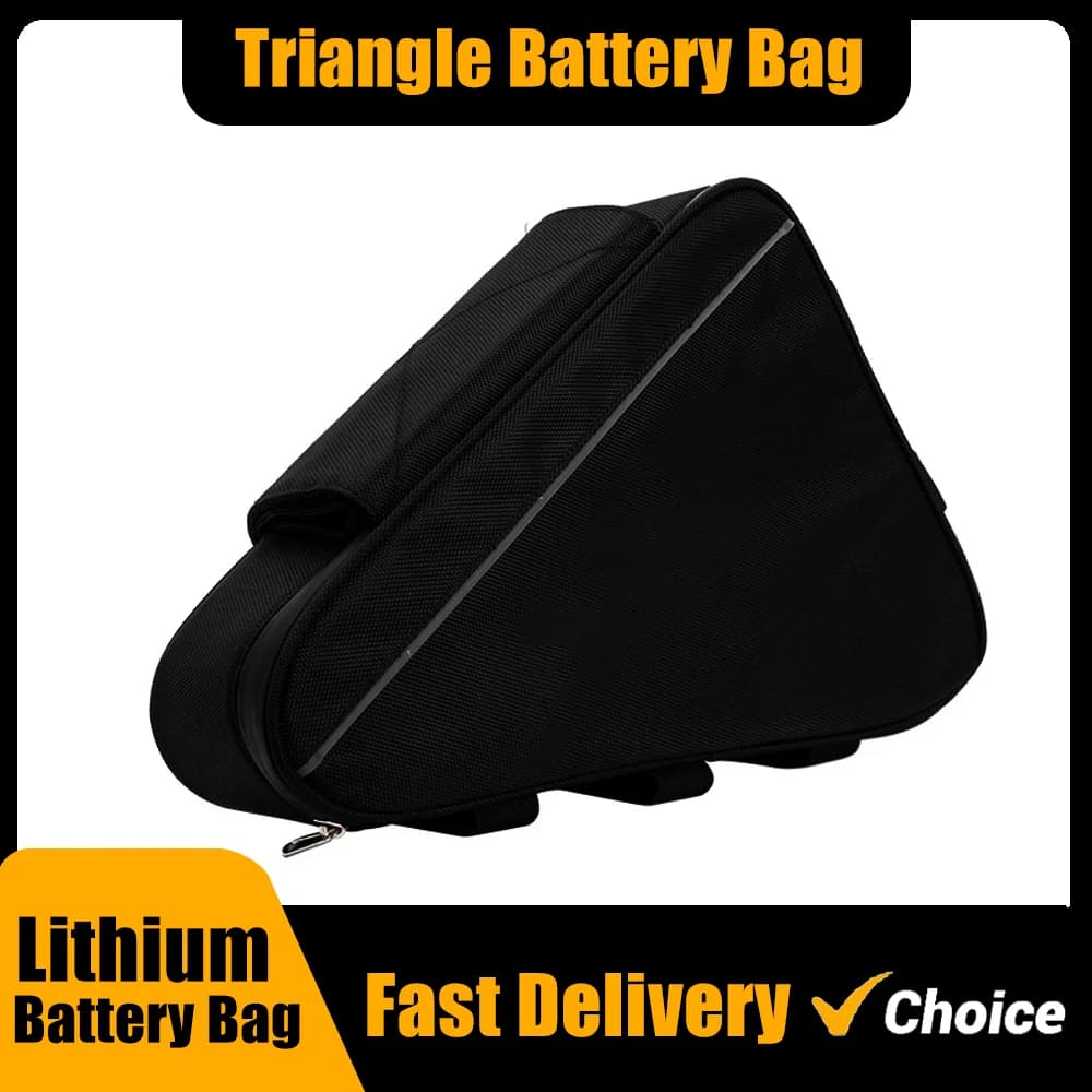 36 V 48 V 60 V 72 V E-BIKE Elektrofahrrad Dreieck Batterietasche Schwarz Fahrradrahmen Dreieckstaschen Max. Belastung 126 Zellen