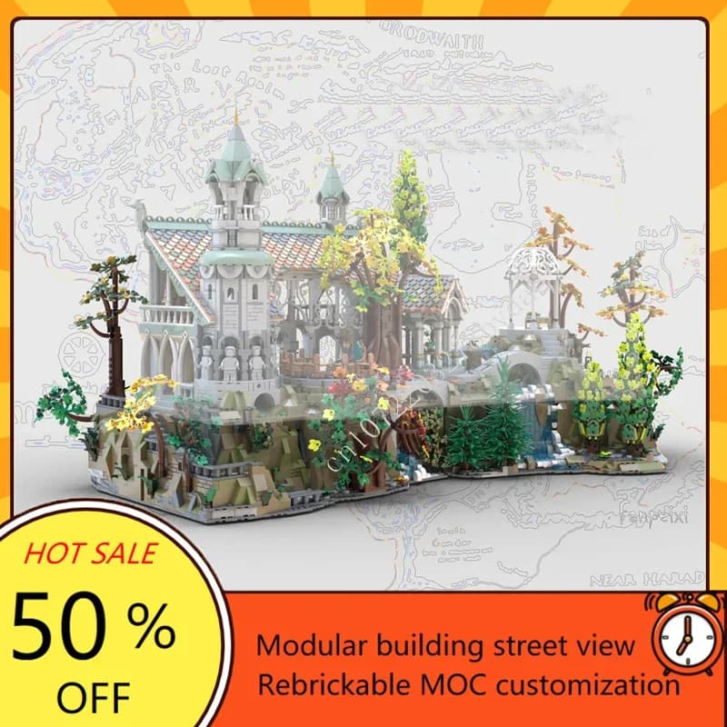 3142PCS Berg basis Modulare MOC Kreative street view Modell Benutzerdefinierte Puzzle Architektur DIY Bildung Montage Modell Spielzeug Geschenke