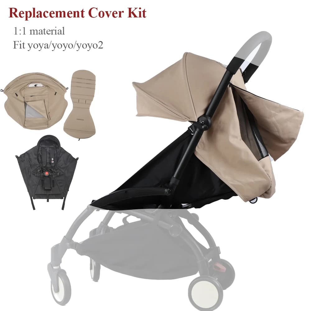 3 teile/satz 175 ° verstellbare Baldachin Abdeckung Kissen Kinderwagen Zubehör wasserdicht für Babyzen Yoyo Yoya Kinderwagen Sonnenschutz Sitz