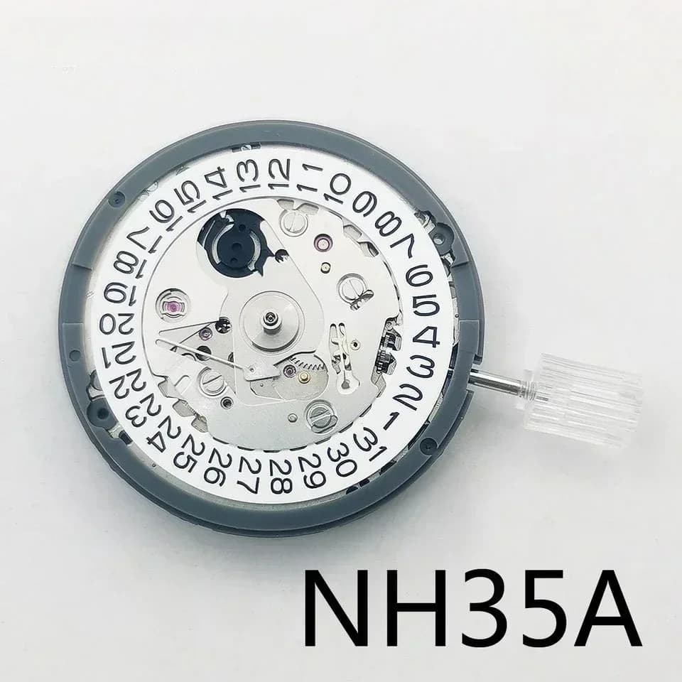 NH35A Premium mechanisches Uhrwerk NH35 bei 3 bei 3,8 bei 6 Datumsrad 24 Juwelen Automatischer Selbstaufzug Hochpräzises Uhrwerk ersetzen