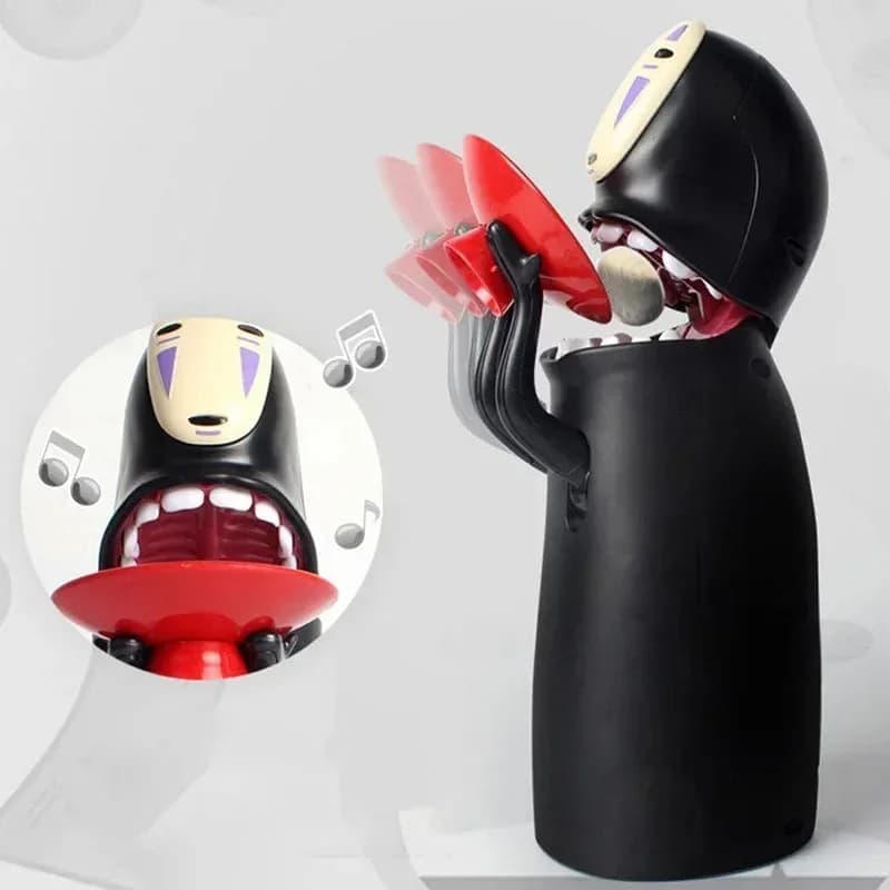 Anime Cartoon Figur Spielzeug Sparschwein Automatische Münze Essen Spardose für Junge Mädchen Lustiges Kind Geschenk für Geburtstag Urlaub Home