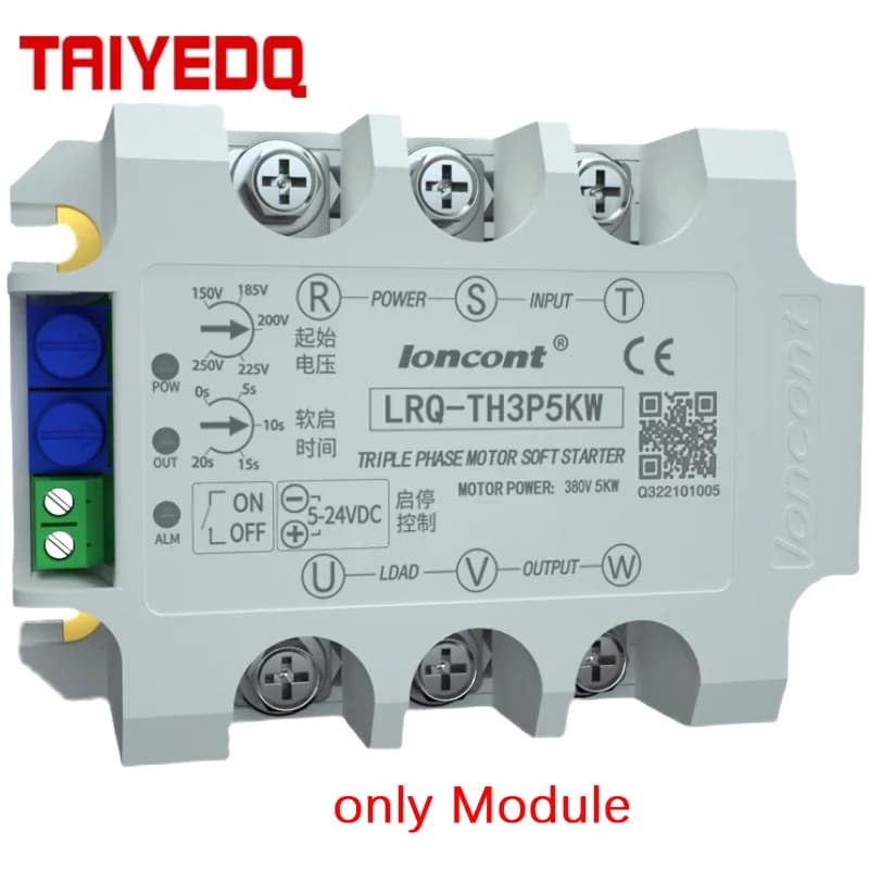 3-Phasen-Motor-Softstarter Online-Slow-Start-Modul Halbleiterrelais Dekompressions- und Abwärtsregler 5 kW 8 kW 15 kW 22 kW