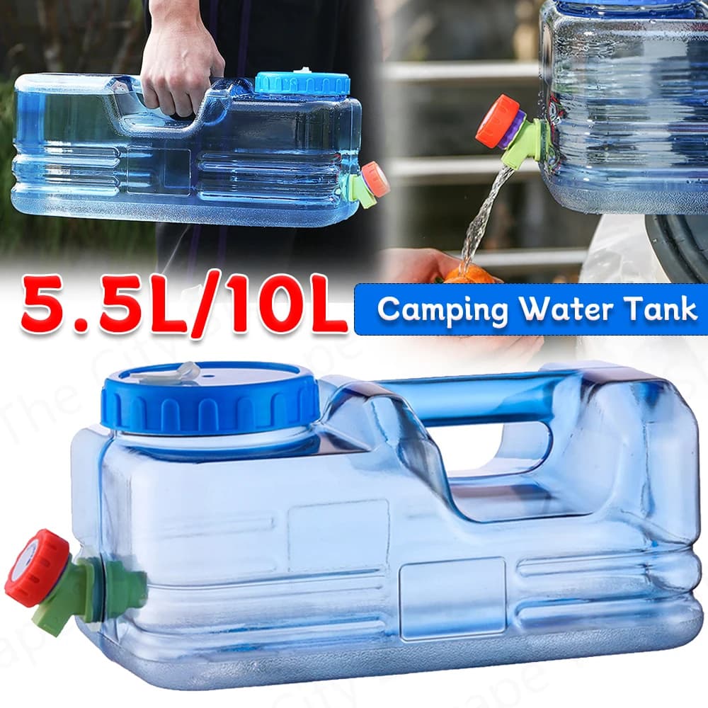 5/5/5/7//10l tragbarer Wassereimer, der Reinwasser tank behälter mit Wasserhahn für das Kochen von Picknick im Freien fährt