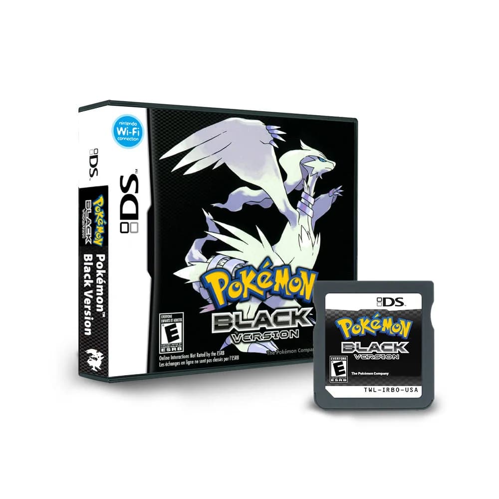 USA Pokemon Schwarz und Weiß 1 2 Kombinierte Karte Kombinierte Karte mit Box Kassette DS Pokemon Spielkarte für DS NDS 3DS Keine Anleitung