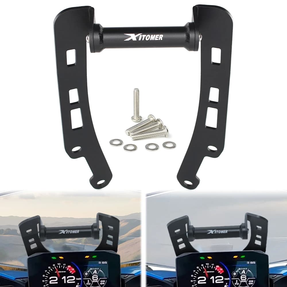 Für Suzuki GSX-S1000 GT GSX-S1000 GT Plus 2022 2023-2026 Motorrad GPS-Navigationsplatte Halterung GPS-Telefonständer Halterung