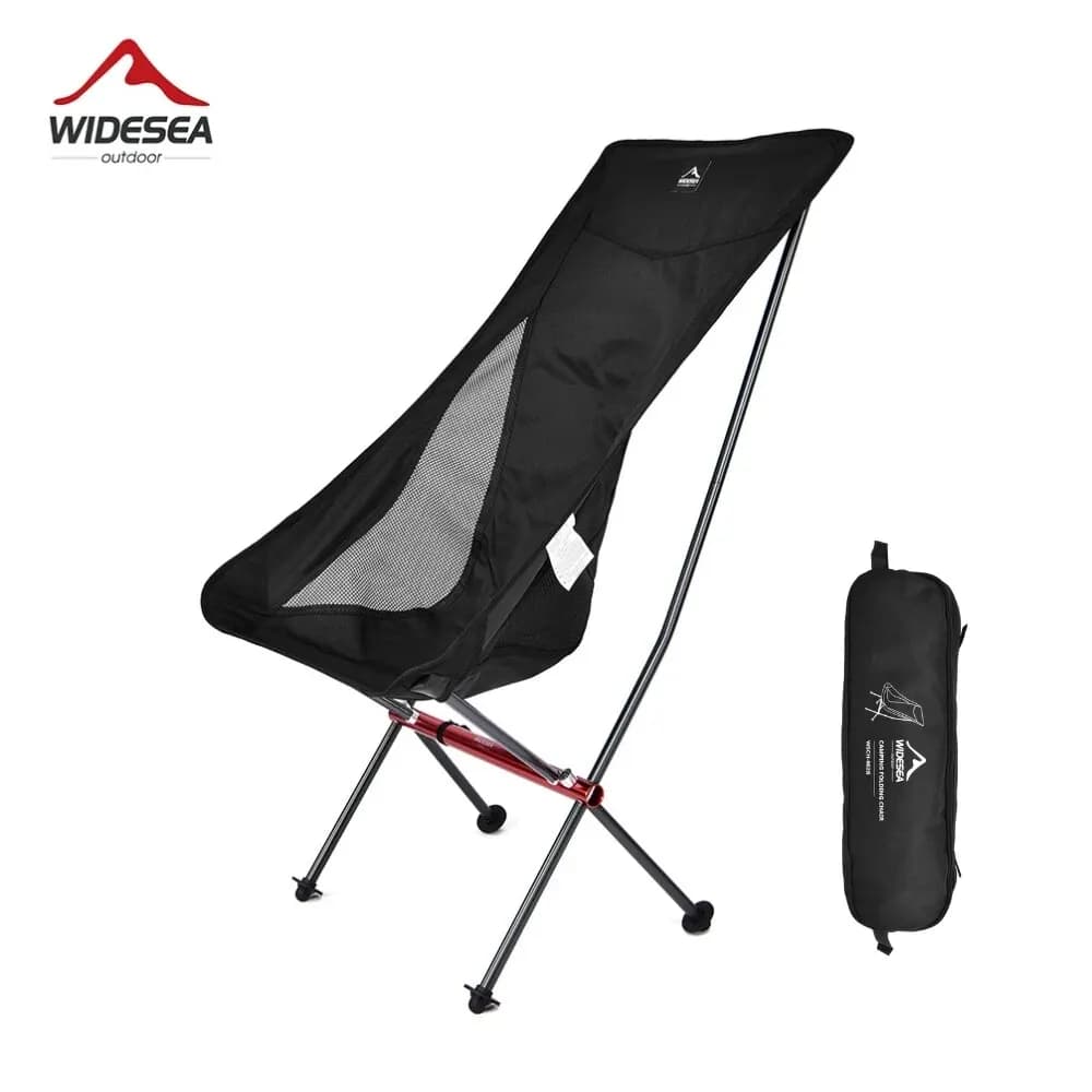 Wideea camping angeln klappstuhl tourist strand chaiselongue stuhl zum entspannenden faltbare freizeit reise möbel picknick