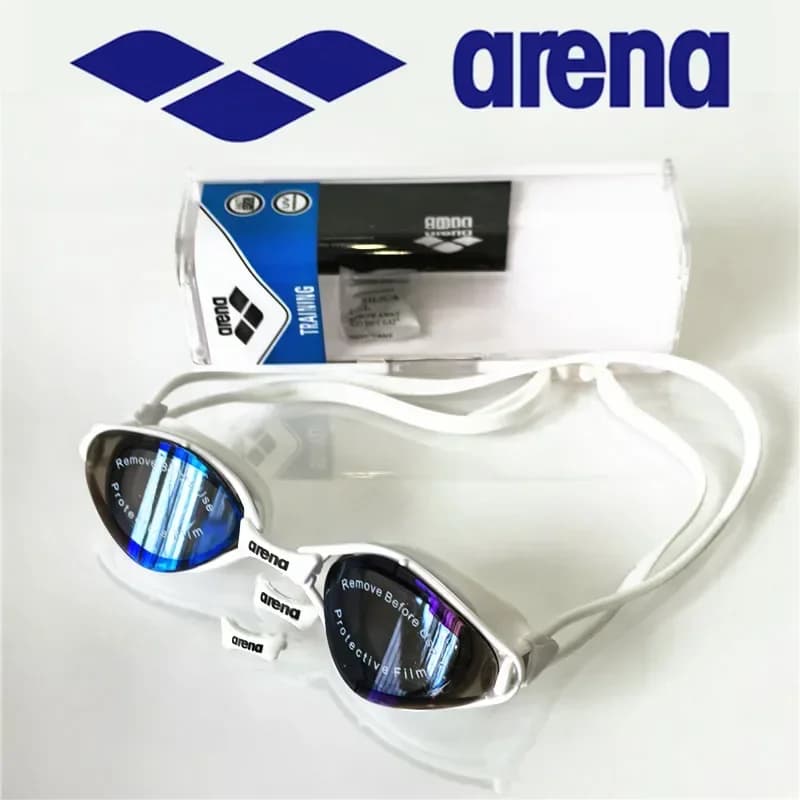 ARENA Professionelle Antibeschlag-Schwimmbrille für Erwachsene für Damen und Herren, wasserdichte und verstellbare UV-Schutzbrille