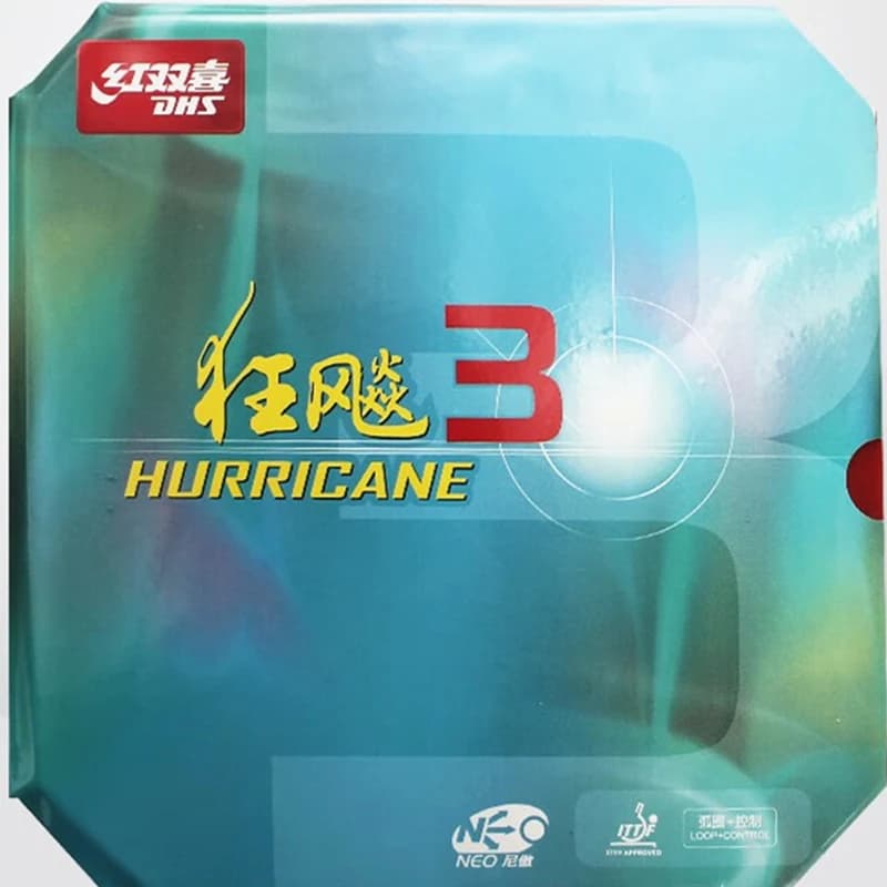 DHS Hurricane 3 Neo Tischtennisgummi Original Pips-in Hurricane-3 Neo DHS Tischtennisschwamm