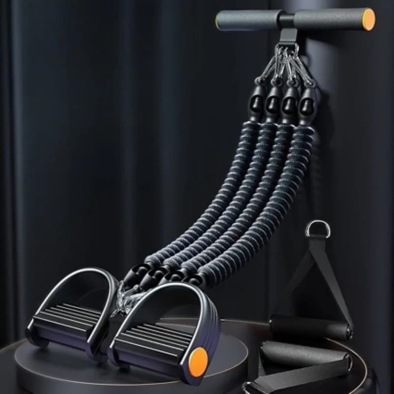 Pedal Tension Rope Abdominal Strength Elastic Rope Home Multi-functional Fitness Resistance Band Exercise Fitness Equipment