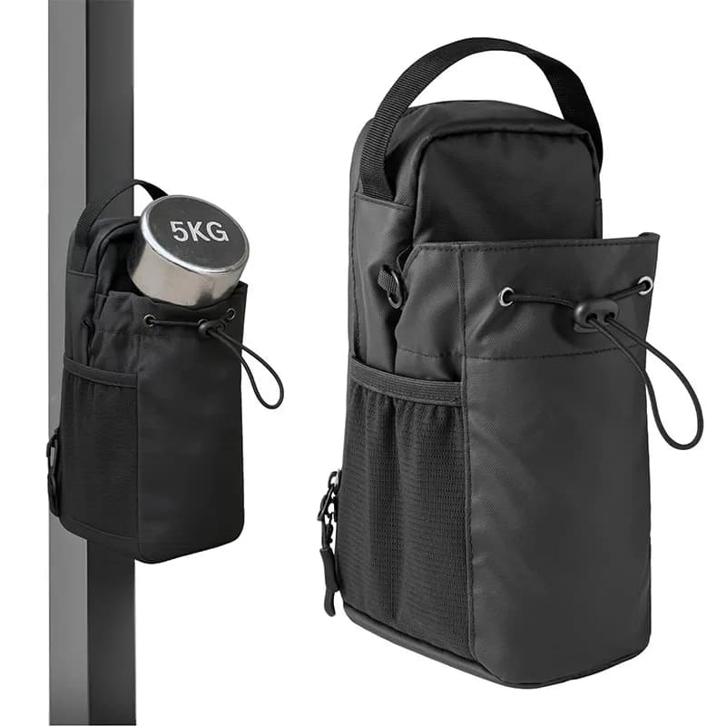 Magnetische Sporttasche, große Kapazität, magnetische Tragetasche mit Handytasche, tragbare Fitnessstudio-Wasserflaschentasche,