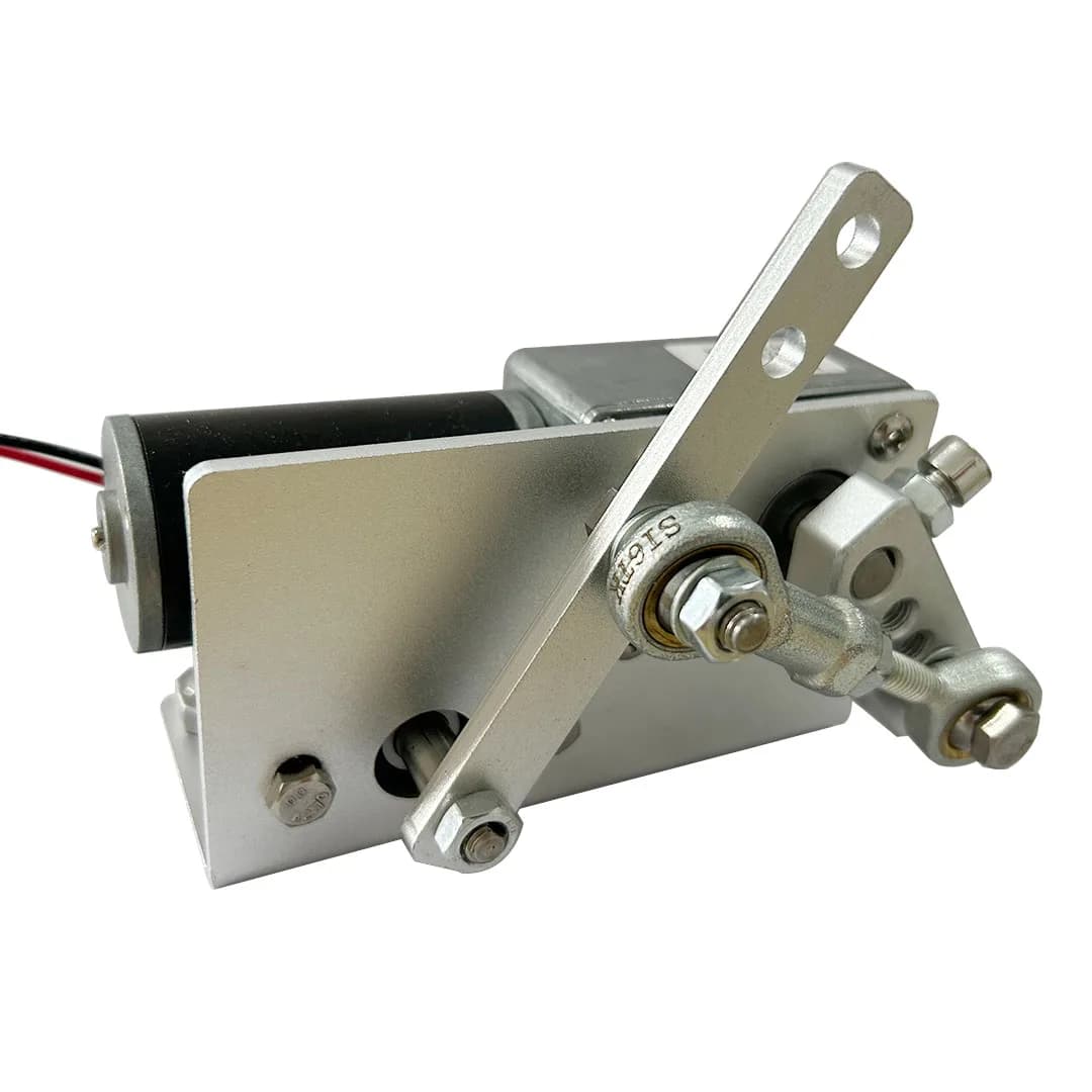 DIY 12V Schaukel Kolben Antrieb mit Power Adapter Wurm Getriebe Motor Roboter Stick Arm