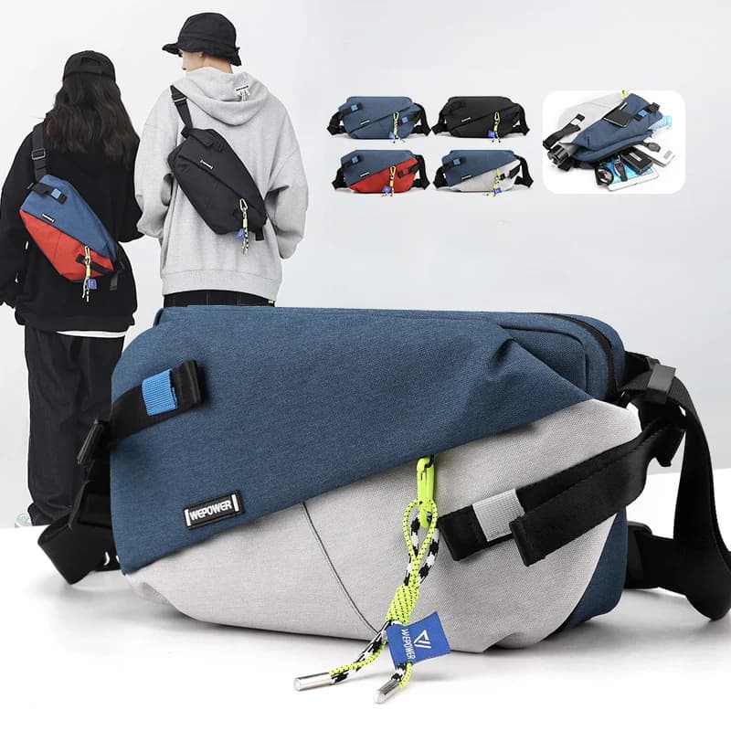 Hochwertige Nylon-Gürteltaschen 2026 Neue Marke Unisex Brusttasche Lässige Outdoor-Reise-Umhängetasche Herren Hüfttaschen