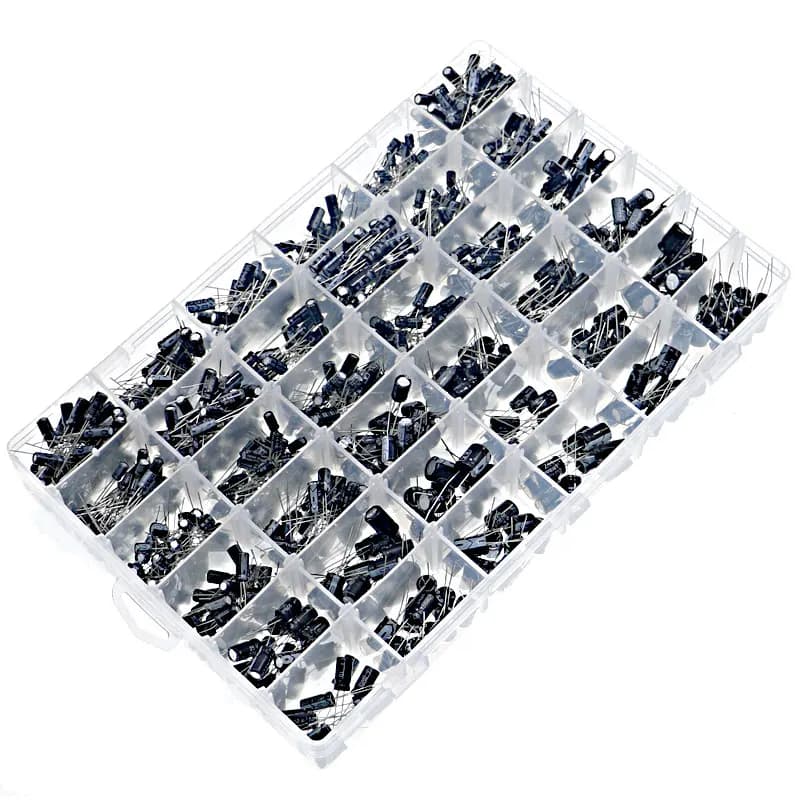 100 0 stücke 36 Wert 16V 25V 35V 50V 0,1 uf 4,7 uf 10uf 22uf 33uf 47uf 100uf 220uf 330uf 100 0uf Elko Gemischt Box kit