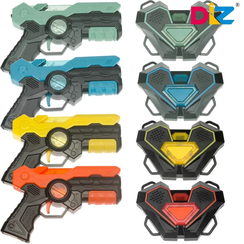 Infrarot-Spielzeugpistolen Spielset Kinder Laser Tag Battle Game Laser Strike Elektropistole Waffe Pistole für Jungen Kinder Indoor Outdoor