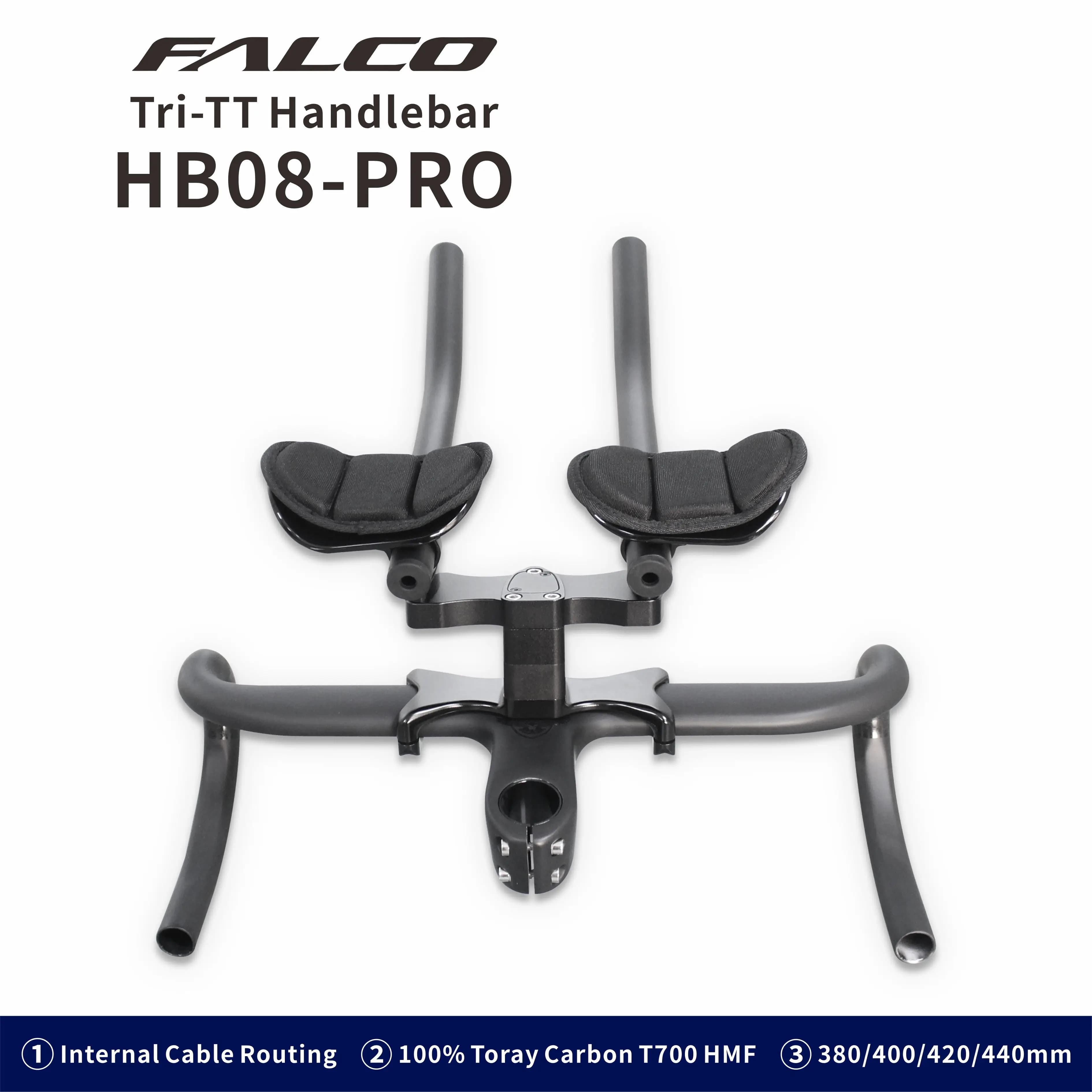 Heißer Verkauf Tri Bar Rennrad Volle Interne Kabel Routing Fahrrad Lenker 100% Toray Carbon T700 HMF