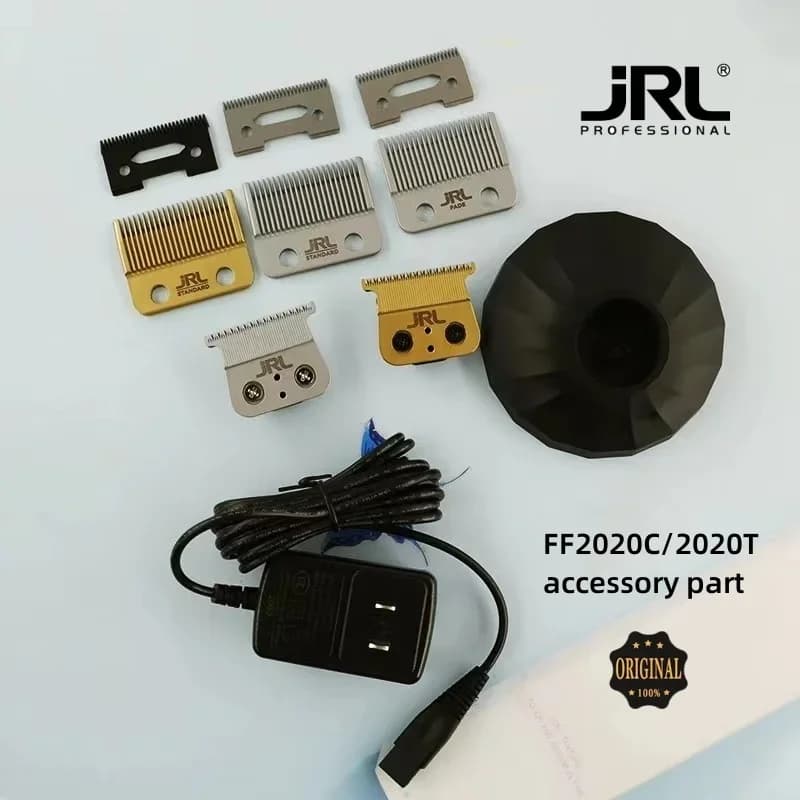 JRL 2020C 2020T Original Verblassen Dünne Klinge Standard Klinge Öl Kopf Elektrische Push Schere Professionelle Sculpt Klinge Ladegerät haar