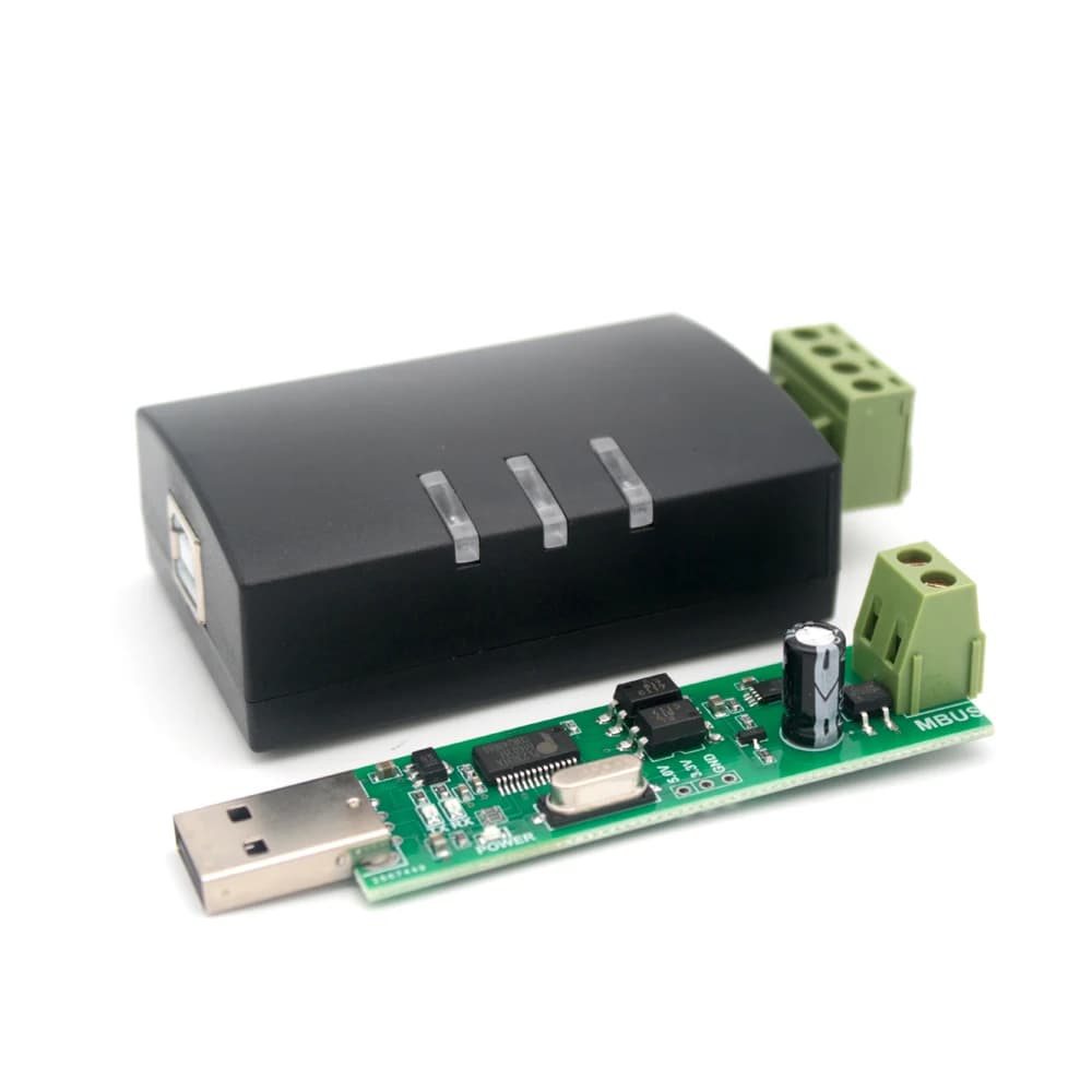 Usb to mbus master slave M-BUS daten debugging kommunikation lesetest für stromzähler energie wasserzähler wärme gaszähler