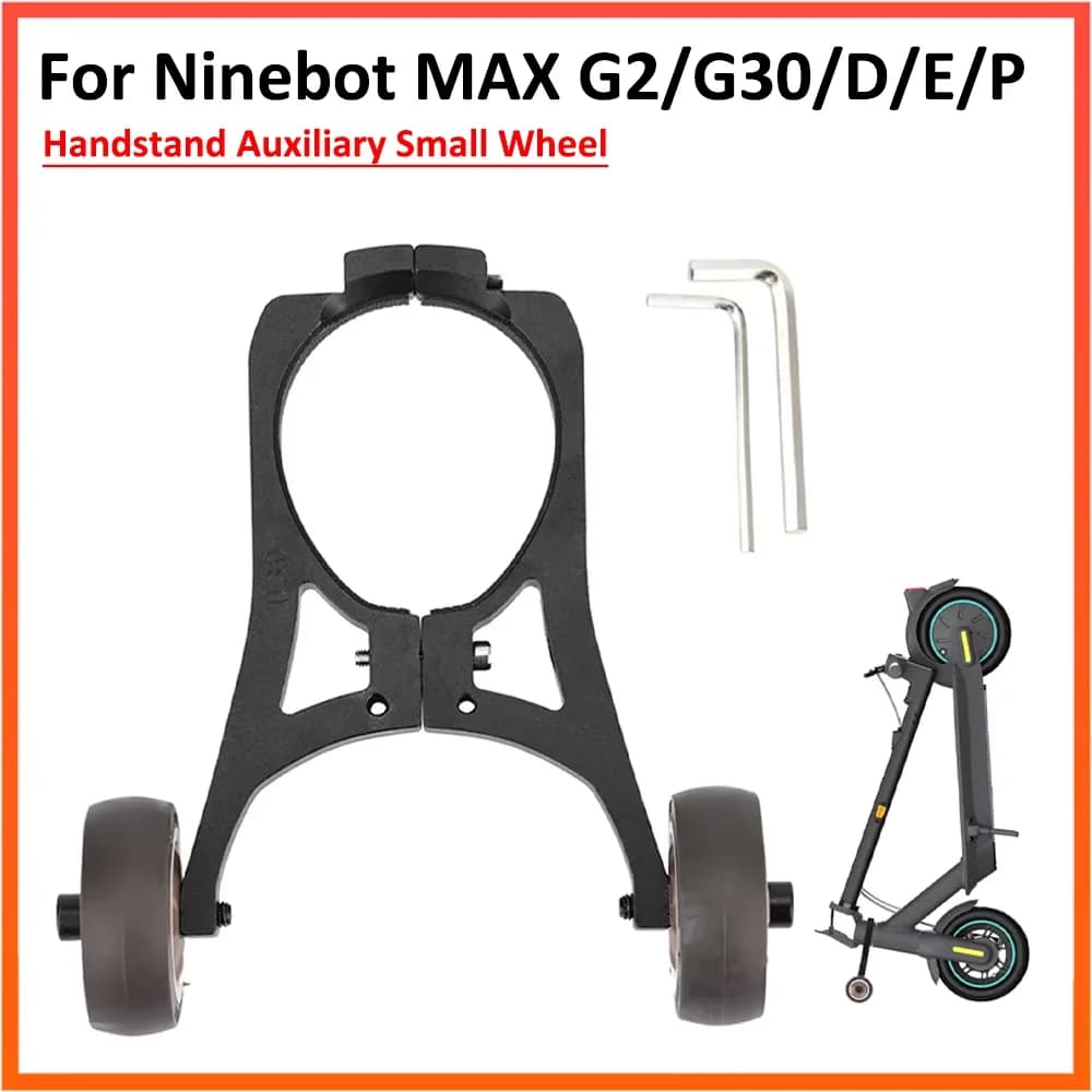 Handstand für Ninebot Max G2 G30 G30D G30LP Elektroroller, zusätzliches kleines Rad, umgekehrte Klapphalterung