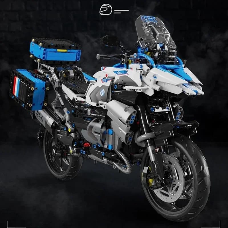 Tai Gao Le 1:5 Motorrad Stadt Sport Fast Racing Motorrad Desktop Ornament Spielzeug Modell Baustein Junge Geschenk Spielzeug