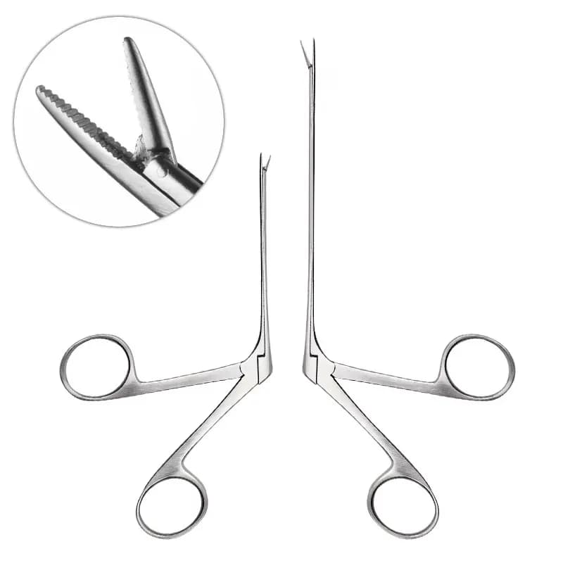 Ohrenschmalz Pick Zange Ohrenschmalz Entferner Micro Alligator Krokodil Zange Earpick Nase Operationsreiniger Clip Pinzette Werkzeug
