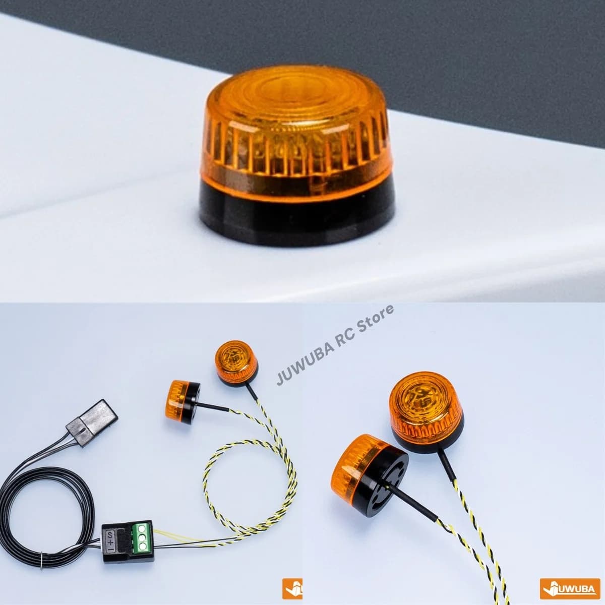 1/14 RC Modell LED Leuchtfeuer Licht Rotierenden Licht Rc Modell Warnung Beleuchtung Für Tamiya 1/14 Rc Lkw Teile 1/12 Crawler Zubehör