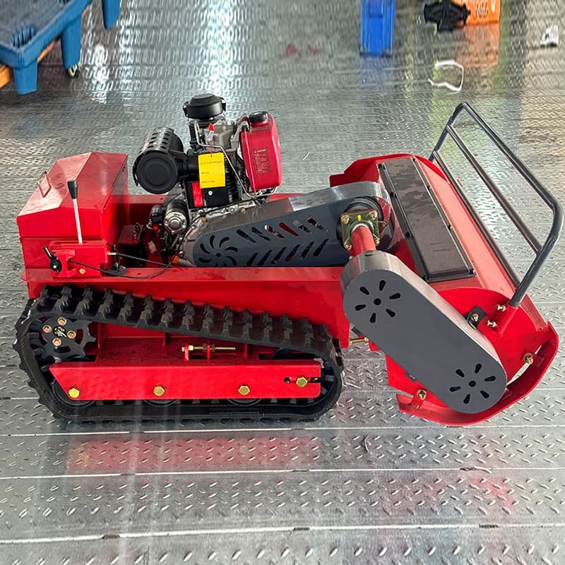 Maßgeschneiderter ferngesteuerter 15 PS 800 1000 mm Diesel-Roboter-Rasenmäher, Grasschneider, Dreschmäher