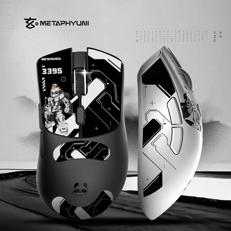 Metaphyuni Metapanda P1 Kabellose Maus P1 Pro Max Paw3395L ow Latenz Leichte E-Sport-Gaming-Maus Ergonomie PC-Gamer-Geschenk