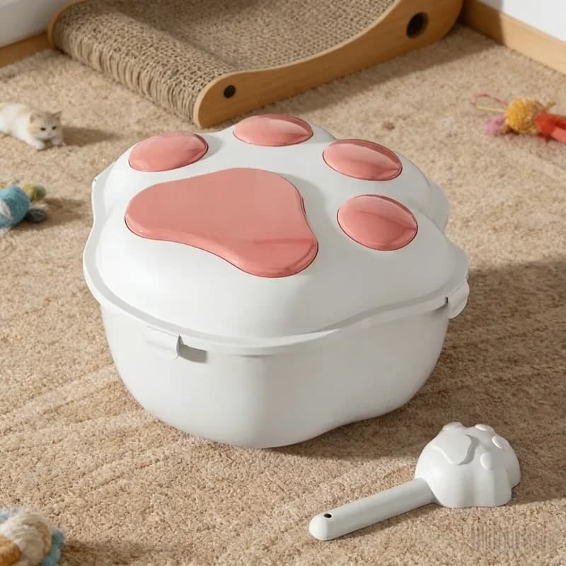 Futteraufbewahrungsbox für Haustiere, großer, feuchtigkeitsbeständiger Behälter für Trockenfutter für Katzen, Hundefutterbehälter,