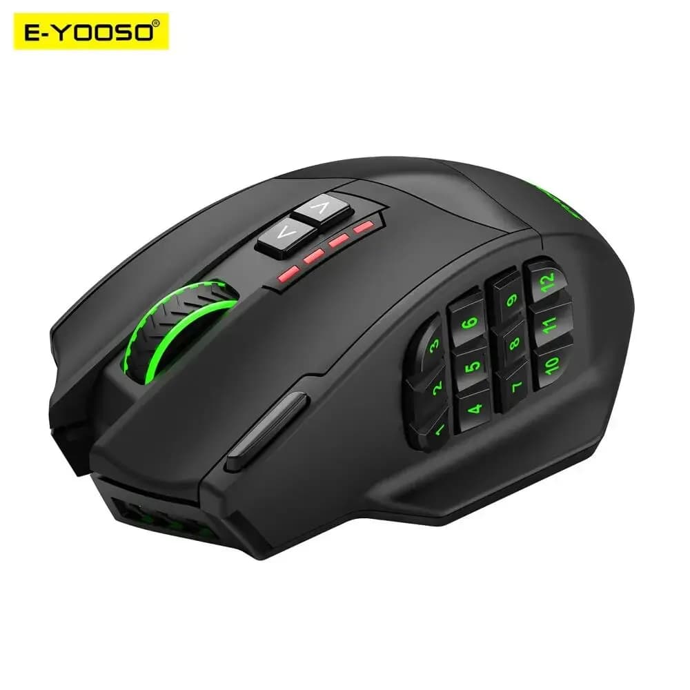 E-YOOSO X-33 rgb usb 2,4g wireless gaming maus 16000 dpi 16 tasten programmier bare spiel optische mäuse für computer pc laptop