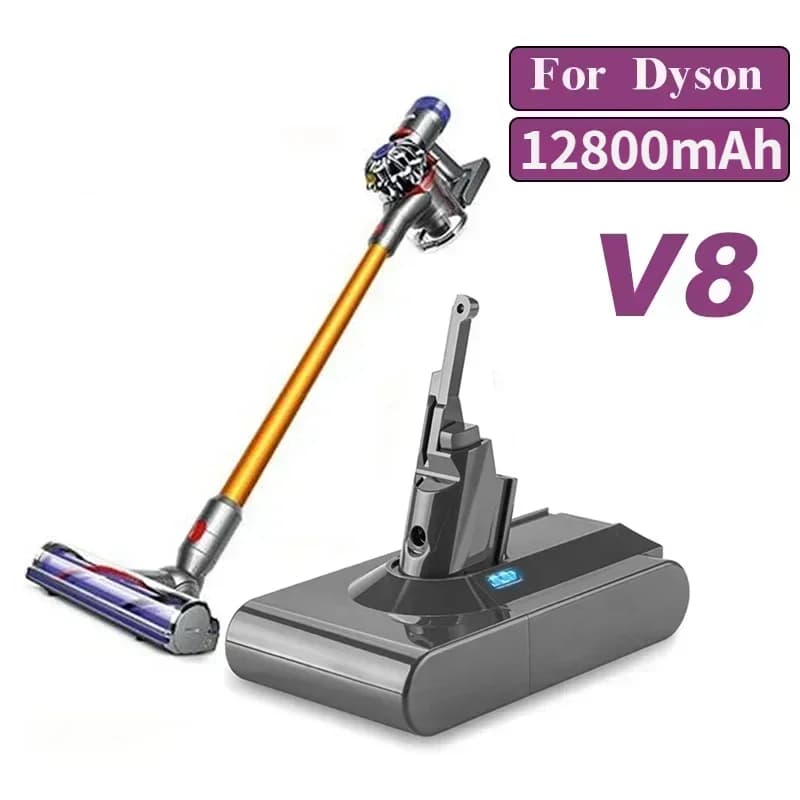 Für Dyson 12800 mAh/9800 mAh/12800 mAh V8 21,6 Volt Lithium-battry Staubsauger Batterie Wiederaufladbare Power werkzeug Batterie