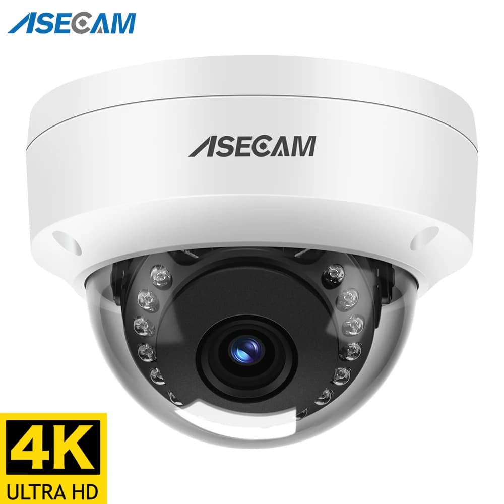 8MP 4K POE IP Kamera IK10 Explosionsgeschützte Outdoor H.265 Onvif Metall Dome CCTV Sicherheit Schutz 4MP Video Überwachung