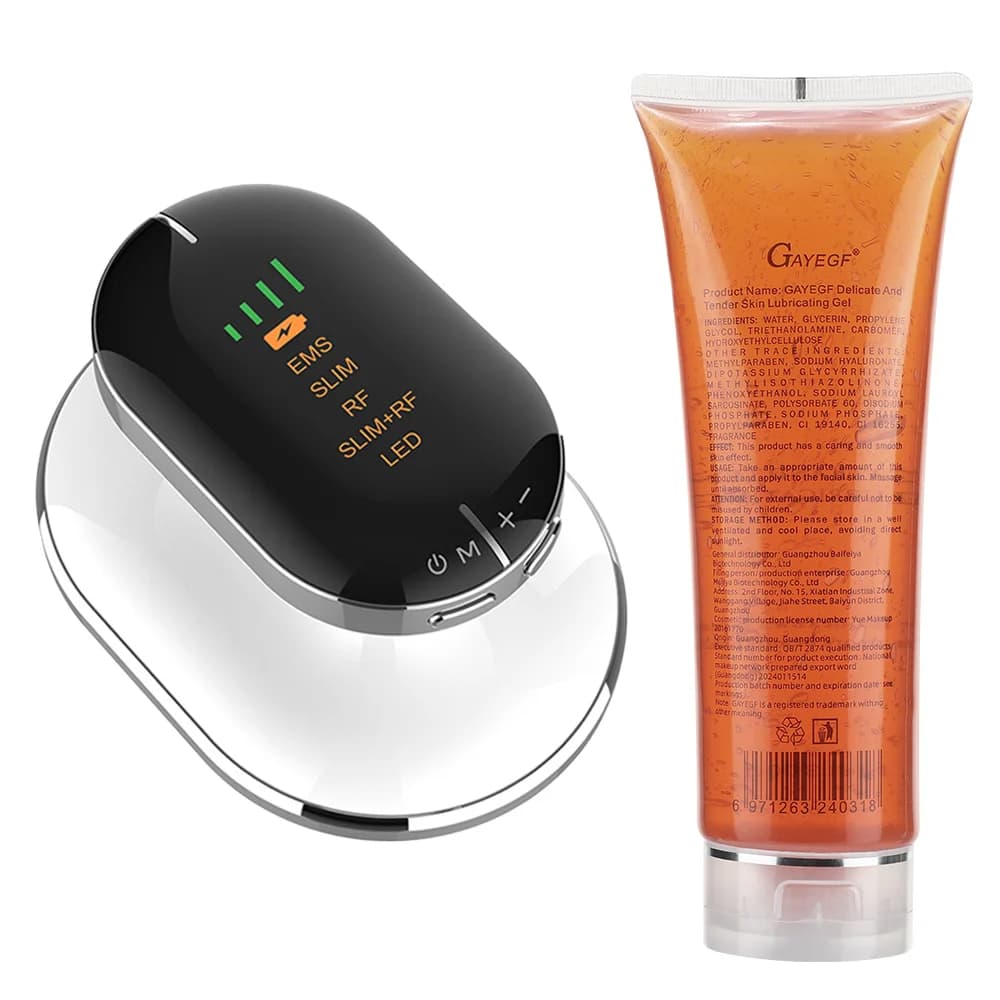 EMS RF Radiofrequenz Körperstraffungsgerät Cellulite-Massagegerät LED Hautstraffungsgerät Mit Optionalem Gel