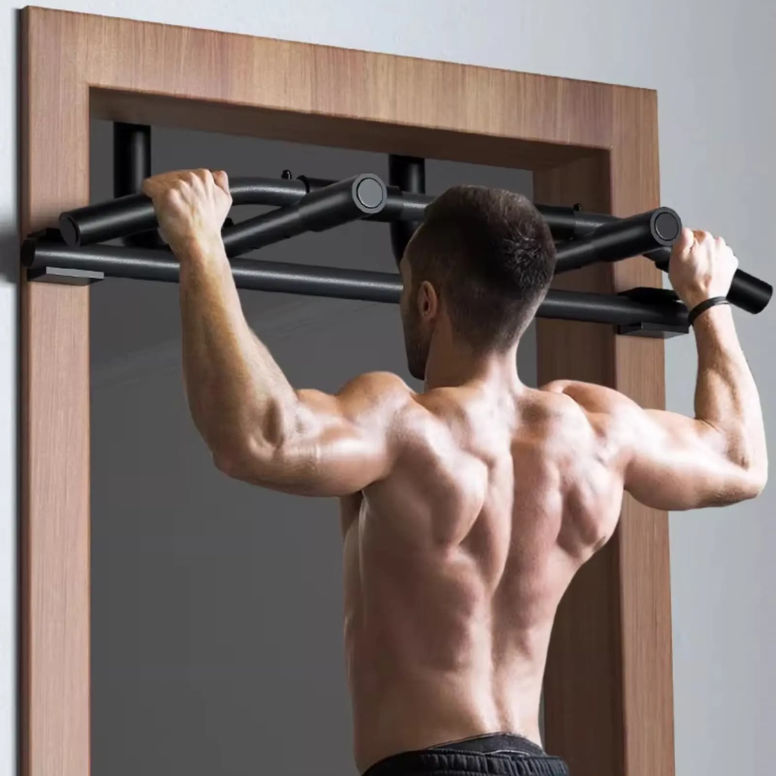 Türkanten-Klimmzugstange Einfache Installation Türrahmen-Hänge-Trainingsstange für Zuhause, Innenbereich