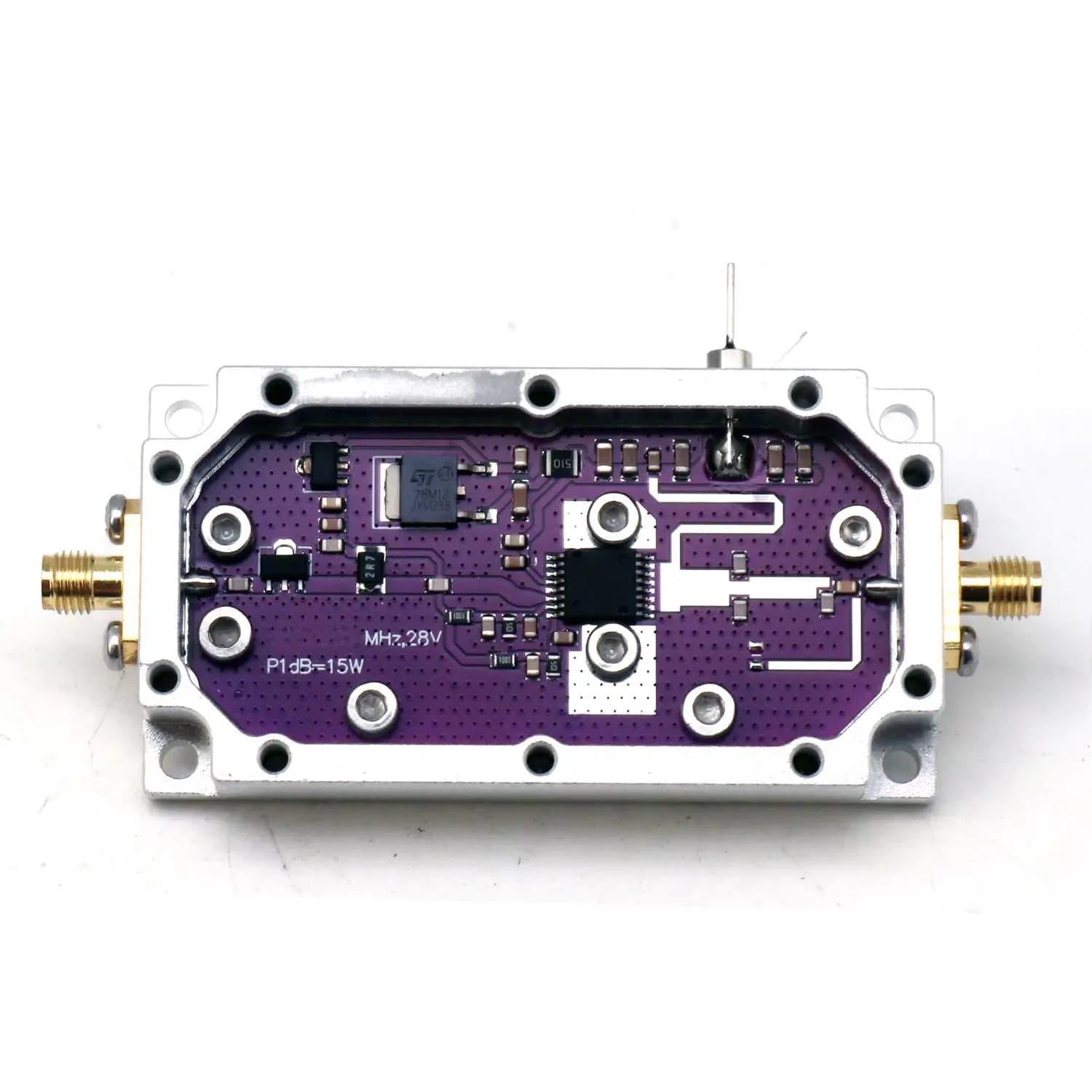 15W RF Power Verstärker 915M 1,2G1,5G 2,4G Radio sender Signal LORA Helium Miner WIFI UAV Drone satellite Kommunikation AMP