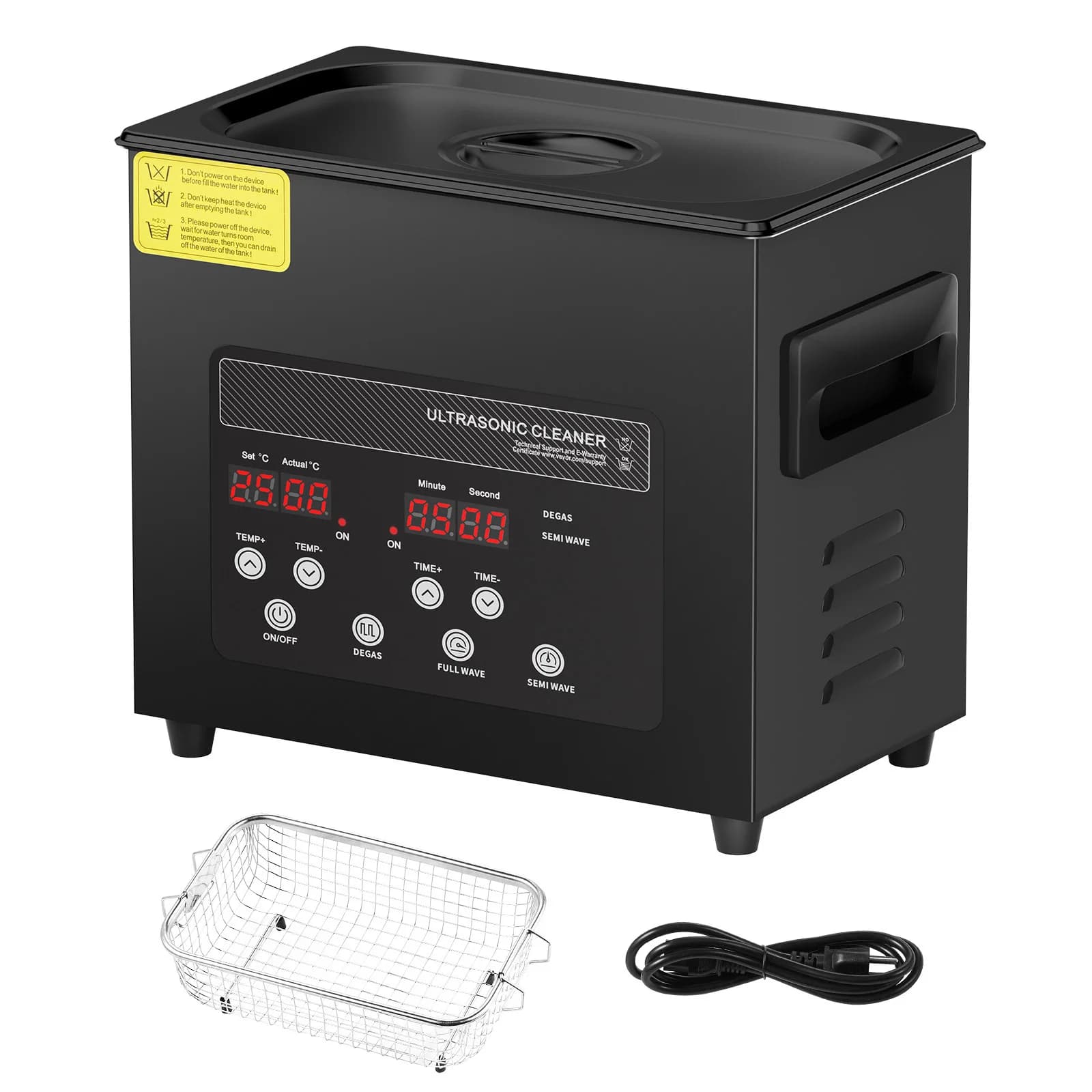 SucceBuy 2L 3L 6L 10L 15L Ultraschallreiniger Lave-Dishes Tragbare Waschmaschine Geschirrspüler Ultraschall Haushaltsgeräte mit Timer