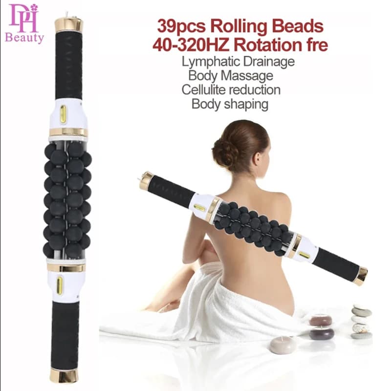 40W Elektrische Roller Für Muskel Körper Entspannende Hochfrequenz Roll Massage Fitness Anti-Cellulite Abnehmen Maschine Für Frauen