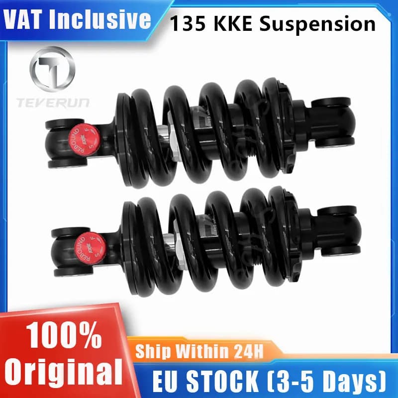 EU-Lagerbestand Original 135mm KKE Federung für Teverun Fighter Mini/Mini Pro/Kukirin G4 Elektroroller 1800Lbs Einstellbarer Hydraulischer