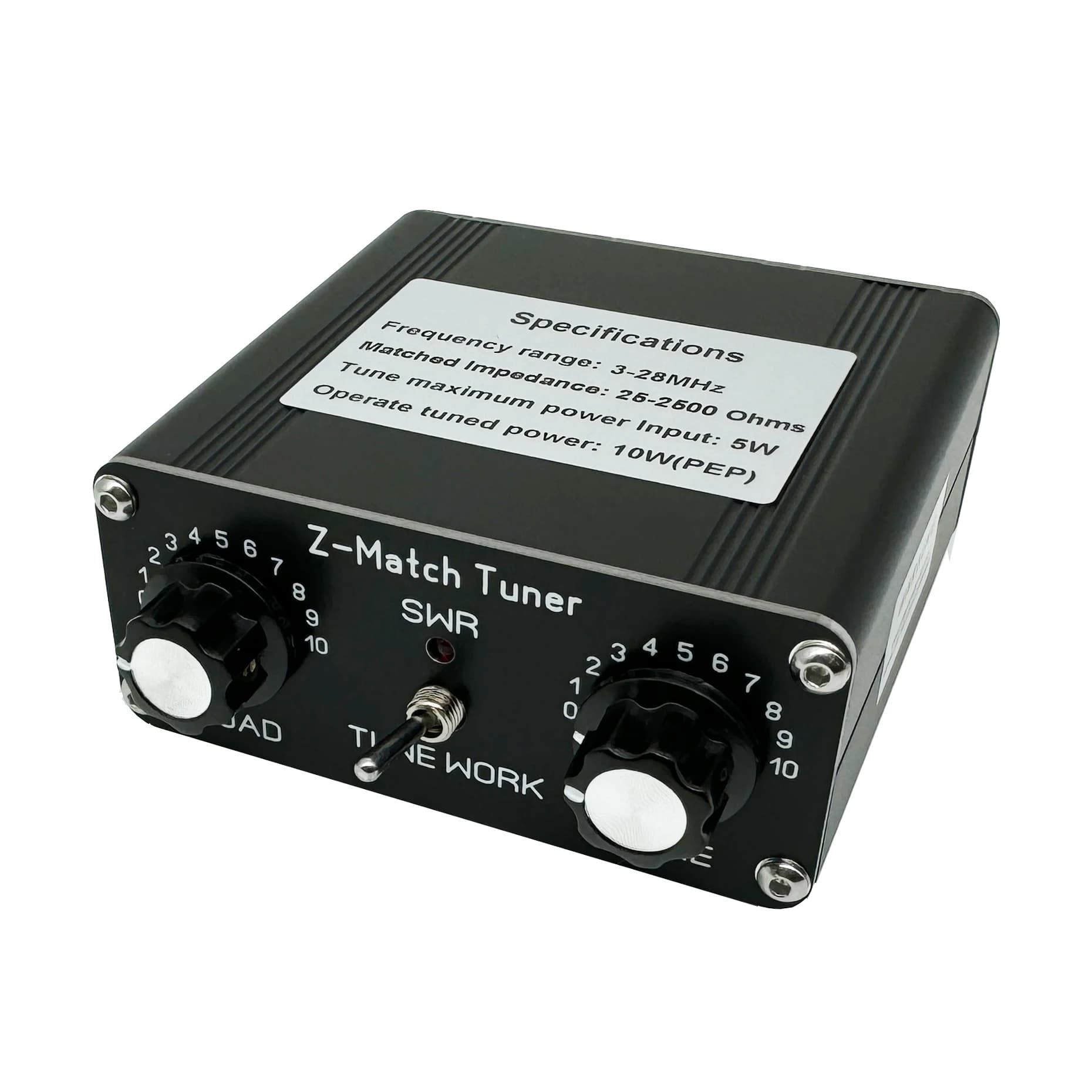2025 NEUER manueller QRP Z-Match-Antennentuner 3-28 MHz