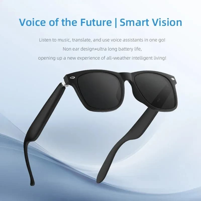 Intelligente Brille, Bluetooth-Anruf, Outdoor-Sport-Kopfhörer, KI-Sprachnavigation, photochrome Linse, wasserdichte Anti-UV-Smart-Sonnenbrille